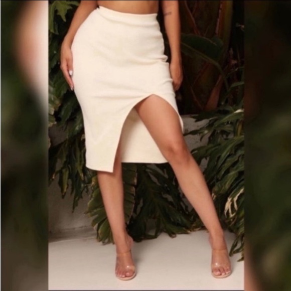 Fashion Nova Dresses & Skirts - Fashion Nova High Waisted Skirt with slits